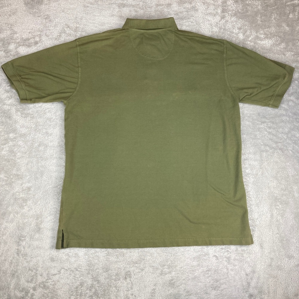 Wrangler Hero Mens Olive Green Short Sleeve Collared Polo‎ Shirt Size L - Picture 2 of 8